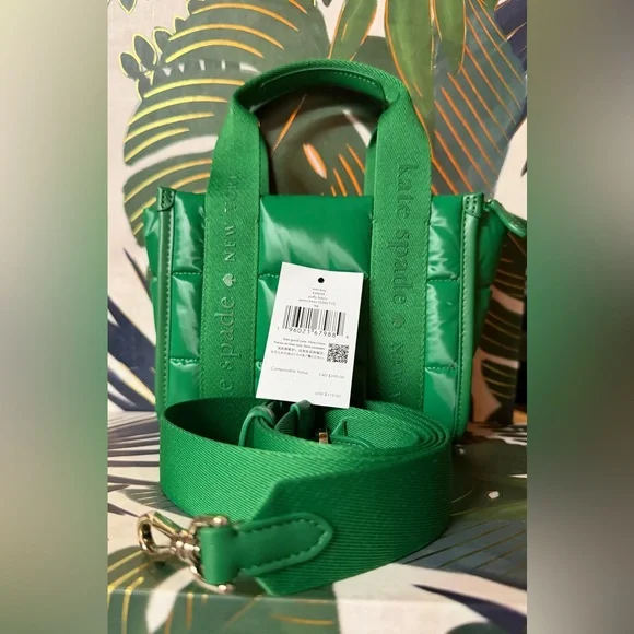 kate spade ♠️ Kip Puffy Mini Crossbody Tote NWT - Picture 8 of 11